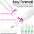 JOOSKO 8 Pack Pro/USB-C/2nd Gen/1st Upgraded Replacement Tips for Apple Pencil Gen Tips(with Storage
