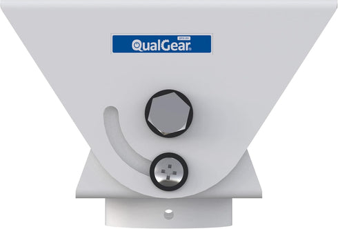 QG-PRO-PM-VCA-W Pro-AV Suspended Ceiling Adapter by QualGear, Adjustable Projector Accessory, White