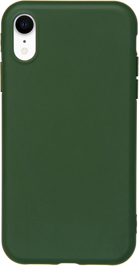 iPhone XR Case, Matte Shockproof Drop Protection, Slim Minimalist Cover, Forest Green, 6.1 Inches - Dark Green
