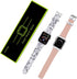 iiteeology Compatible with Apple Watch Band 46mm 45mm 44mm 42mm, Glitter Shiny Bling Leather Band for iWatch Series