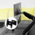 Uonlytech 360-degree 14-27 Inch Wall Mount Tv Bracket Rotatable Monitor Stand Metal Shaft for LCD Screens, Fixed Screen
