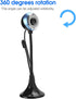 VBESTLIFE 360 High Definition mini Webcam, USB rotatable Micro Webcam, HD PC Camera, with Microphone, rotated Degrees