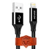 AGVEE 3 Pack 1.5ft Braided USB Charging Cable for iPhone 11, 10, 8, 7, 6S, 6, iPad, iPod - Reinforced End Tip, Black