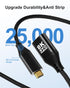KOMGILK 8K 8K@60Hz, 4K@120Hz 3D 48Gbps Micro HDMI to HDMI Adapter, Micro HDMI Male to HDMI Female Cable with HDR High