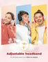 iClever HS19 Kids Headphones with Microphone, 85/94dB Volume Limiter - Shareport - Over Ear Stereo Headphones for Kids,
