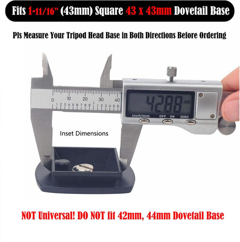 Quick Release Tripod Plate QR Plate Replacement for Sony VCT-60AV, VCT-D580RM, VCT-D680RM, VCT-R640 and More