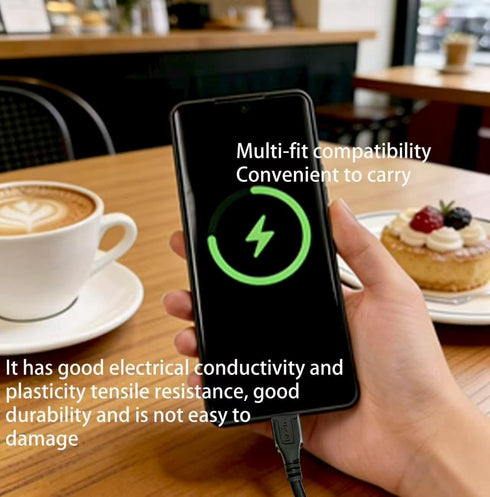 UIGOCLE MP3 3.3 USB-A to Micro USB Charging Cable, Fast Charging Cable, Compatible with Samsung LG Moto Nokia Android