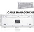 Perixx PERIBOARD-106 US W Wired Performance Keyboard - Full Size 17.9"x6.6"x1.7" - 20 Million Key Press Life - White
