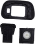 R7 Pomya Bubble Spirit Level & Silicone Eyecup Kit | Soft Viewfinder Cup Hot Shoe Cover for Camera