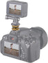 Camera Hot Shoe Mount Adapter - Double Nut with 1/4" and 3/8" Aluminum Alloy Tripod Screw (Pack of 2)