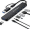 LUKCOZMO USB C Docking Station with Ethernet, 8 in 1 Docking Station to