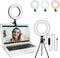 Sancheay Video Conference Lighting Kit, LED Ring Light for Webcam Lighting, 3 Light