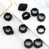 LUSTRIB 10 0.67"/17mm (3 Pcs Tightening Nut for Replacement Car Mount Screw On, Ball Joint Fixed Adapter Ring