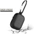 Waterproof Case for AirPods Pro 2nd Gen, Anti-Lost Silicone Cover with Wireless Charging & LED Visible, Black 01