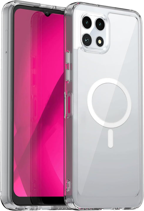 Osophter Revvl 7 5G Case, Clear Transparent Phone Cover, Military-Grade Protection