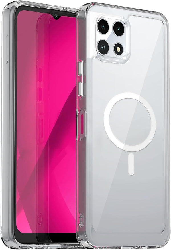 Osophter Revvl 7 5G Case, Clear Transparent Phone Cover, Military-Grade Protection
