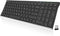 Arteck USB Wireless Keyboard Ultra Slim Stainless Steel with Numeric Keypad for PC/Laptop/Computer, Windows 11/10/8
