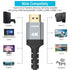 20FT 4K 18Gbps 2.2, 4K 1080p, 3D PS3, PS4, Highwings HDR HDMI Cable, Braided Nylon, HDCP ARC, UHD, HD for Laptop