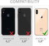 kwmobile Case Compatible with Apple iPhone Xs, TPU Silicone Phone Cover with Soft Finish, Neon Pink