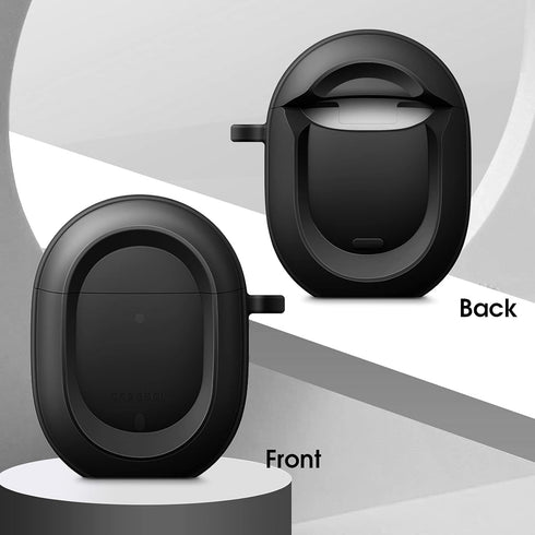 CaseBot Case Cover for Pixel Buds A-Series 2021 and Pixel Buds 2 (2020), Rugged Shield Protective Skin, Black