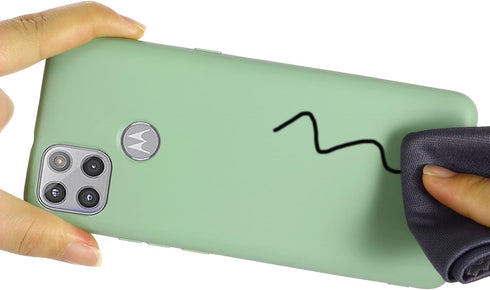 Motorola One 5G Ace Case, Liquid Silicone Gel Rubber Shockproof Slim Phone Case Bumper Cover for Women Men