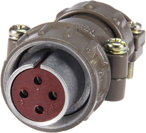 uxcell Aviation Connector, 20mm 4P 25A 250V P20-4 Waterproof Male Wire Panel Connector