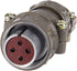 uxcell Aviation Connector, 20mm 4P 25A 250V P20-4 Waterproof Male Wire Panel Connector