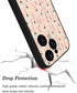 Shijh Tec 15, Silicone Phone Case for iPhone White Plants Wildflowers Salmon Beige Scratchproof Phone Case Silicone