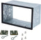 Billowvolve Universal Double DIN Car Stereo Cage,with Metal Frame, Car Radio Fitting Kit,for