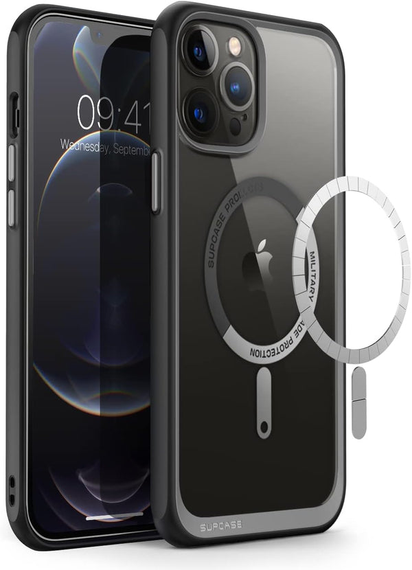 SUPCASE Black iPhone 13 Pro Max Case (Unicorn Beetle Mag), Compatible with MagSafe, Military-Grade Protection, Slim