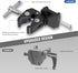 NEEWER Mini V Mount Battery Plate with Wide Super Crab Clamp & QR Lock for Tripod Light Stand