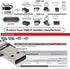 cablecc USB 2.0 Type-A Male to Male Data Flat Slim FPC Cable Down Angled 90 Degree for FPV, Disk, Scanner & Printer 20CM
