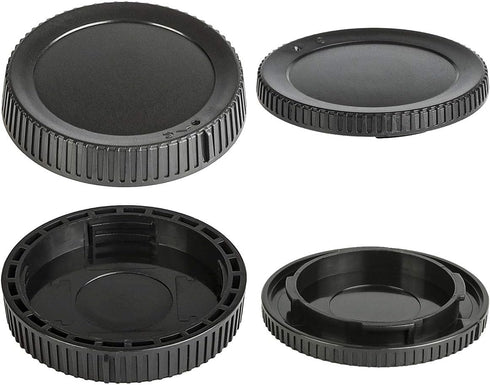Camera Body Cap & Rear Lens Cap Cover Compatible for Nikon Z8 Z9 Z7II Z6II Z7 Z6 Z5 Z50 Camera kit Z Mount Lens (2 Pack)