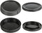 Camera Body Cap & Rear Lens Cap Cover Compatible for Nikon Z8 Z9 Z7II Z6II Z7 Z6 Z5 Z50 Camera kit Z Mount Lens (2 Pack)