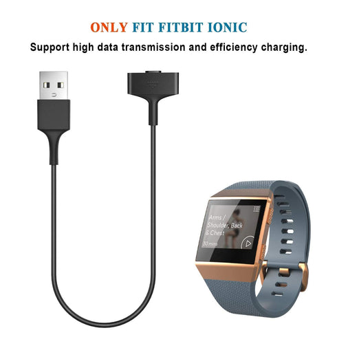 Charging Cable for Fitbit Ionic, 3.3FT Replacement USB Charger Cable Cord Adapter for Ionic Smart Watch