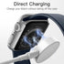 JETech Waterproof Case with Screen Protector for Apple Watch Series 9/8/7 45mm, 2 Pack Full Protective Cover (Silver)