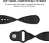 Meliya Compatible with Fitbit Charge 5 Bands, Soft Silicone Waterproof Replacement Strap for Fitness Tracker
