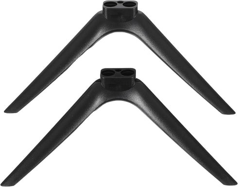 Uonlytech Tv Stand Base with No-Drill Installation Strong 15mm Dual-Hole Plastic Pedestal Support