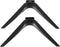 Uonlytech Tv Stand Base with No-Drill Installation Strong 15mm Dual-Hole Plastic Pedestal Support