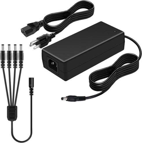 HuaXunTai 12V 10A 120W Power Supply Adapter AC110-240V to DC12V10A Max120W Power Supply