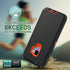 Heavy-Duty Case for Samsung Galaxy S9 Plus, Rugged Shockproof Drop Protective Cover - Black + Orange