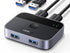 UGREEN USB 3.0 Switch 2 in 2 Out, USB Switcher for 2 Computers Sharing Keyboard, Mouse, Printer, 2 Port USB Selector