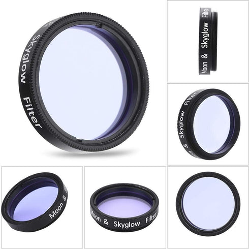 1.25 inch Moon Filter - Aluminum Alloy Sky Glow & Moon Filter Optical Glass for Telescope Eyepiece