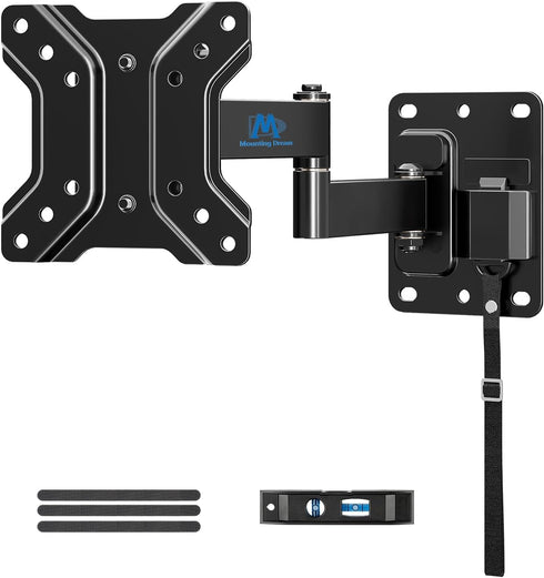 Mounting Dream Lockable RV TV Mount for 10-26 Inch Flat Screen, Quick Release Lock, VESA 100x100mm, 33 lbs