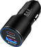 48W USB C Car Charger, All Metal, Fast Charge Adapter for iPhone 15 14 13 12 11 Pro Max SE XR X, Samsung S24 S23 S22