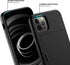 Nvollnoe iPhone 12/12 Pro Case - Heavy Duty, Slim Wallet with Hidden Card Slot, Shockproof, Black for Men & Women.