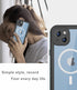 iPhone 14 Plus Waterproof Case, Shockproof Dustproof with Built-in Screen Protector, Magnetic Ring, 6.7", Teal