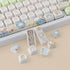 Keycaps 143 Keys PBT Custom Keycaps, Rabbit Cute MOA Profile Keycaps for Cherry Gateron MX Switches Mechanical