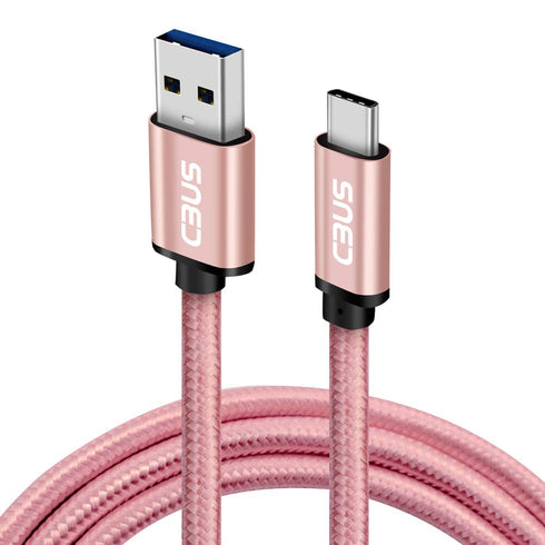 CBUS 6ft Heavy-Duty Braided USB C Charger Cable for iPhone 15/Pro/Max, iPad Pro, Samsung Galaxy Tab