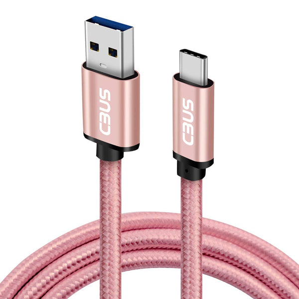CBUS 6ft Heavy-Duty Braided USB C Charger Cable for iPhone 15/Pro/Max, iPad Pro, Samsung Galaxy Tab